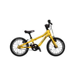 Vélo d'enfant BEMOOV 14 pouces jaune sunset très léger et optimisé pour un apprentissage parfait du vélo