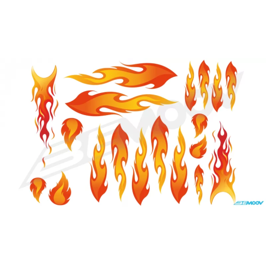 Koop hier de beroemde BEMOOV Vlammen stickers